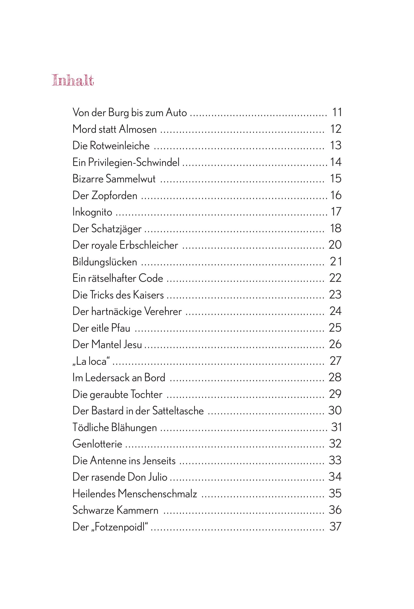 Diese Habsburger - Eine Sammlung skurriler und unterhaltsamer Fakten