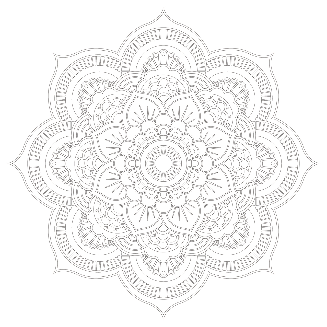 Achtsam & Kreativ. Mandalas