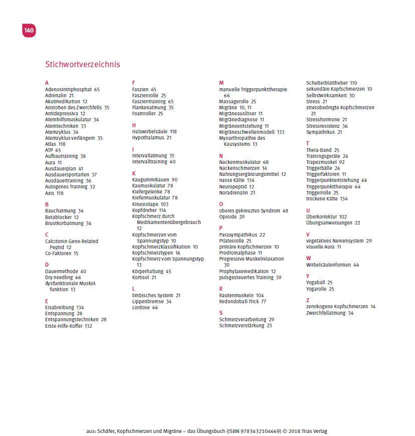 Kopfschmerzen und Migräne - Das Übungsbuch
