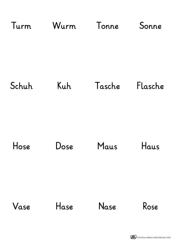 Laute und Reime entdecken mit der Erzählschiene.
