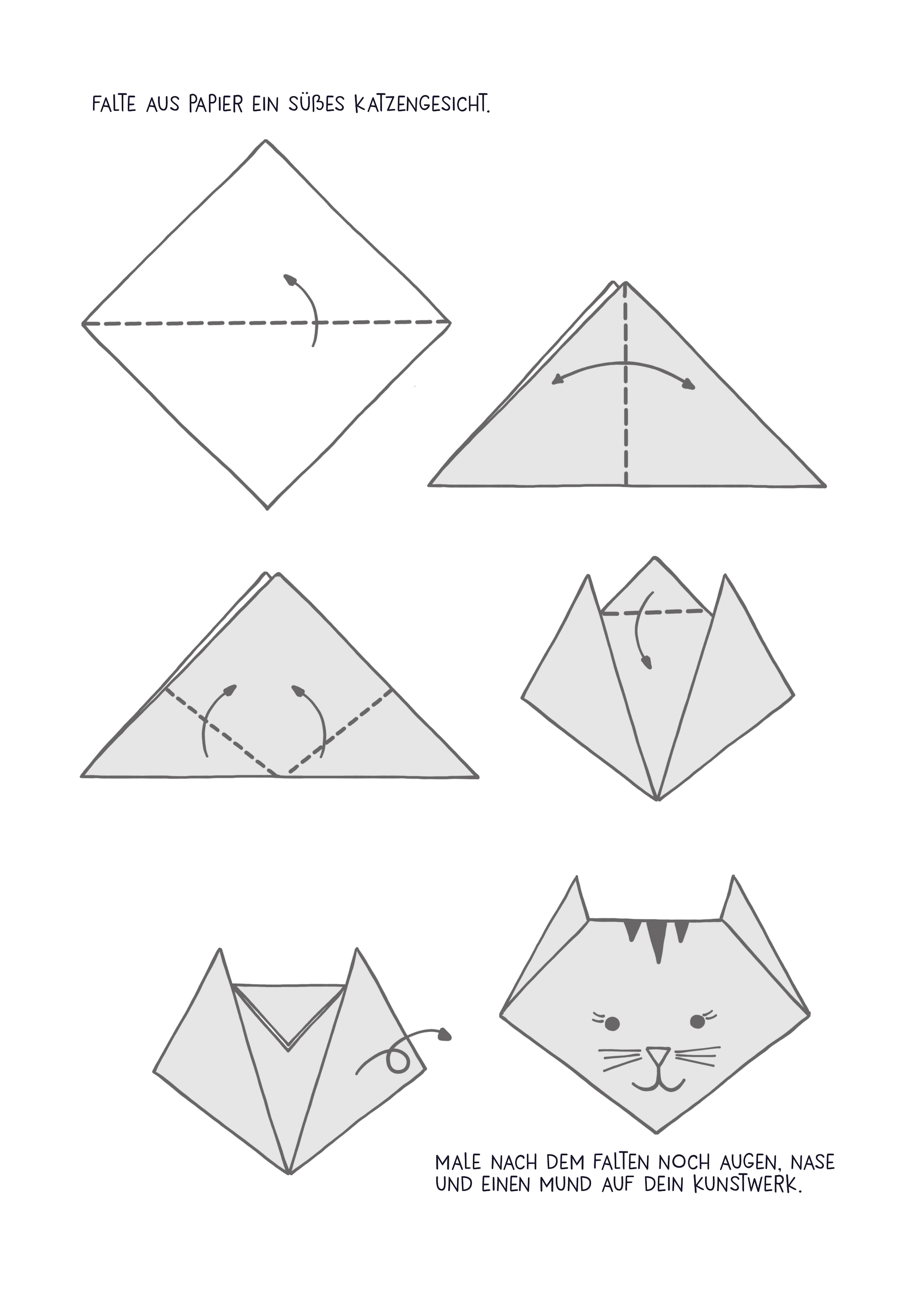 Mitmach-Buch Papier. 4-8 Jahre - Schneiden & Falten
