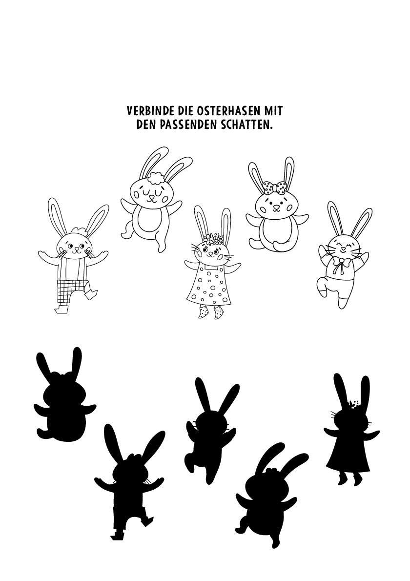Mein kleiner Oster-Rätselblock für Kinder ab 4 Jahren