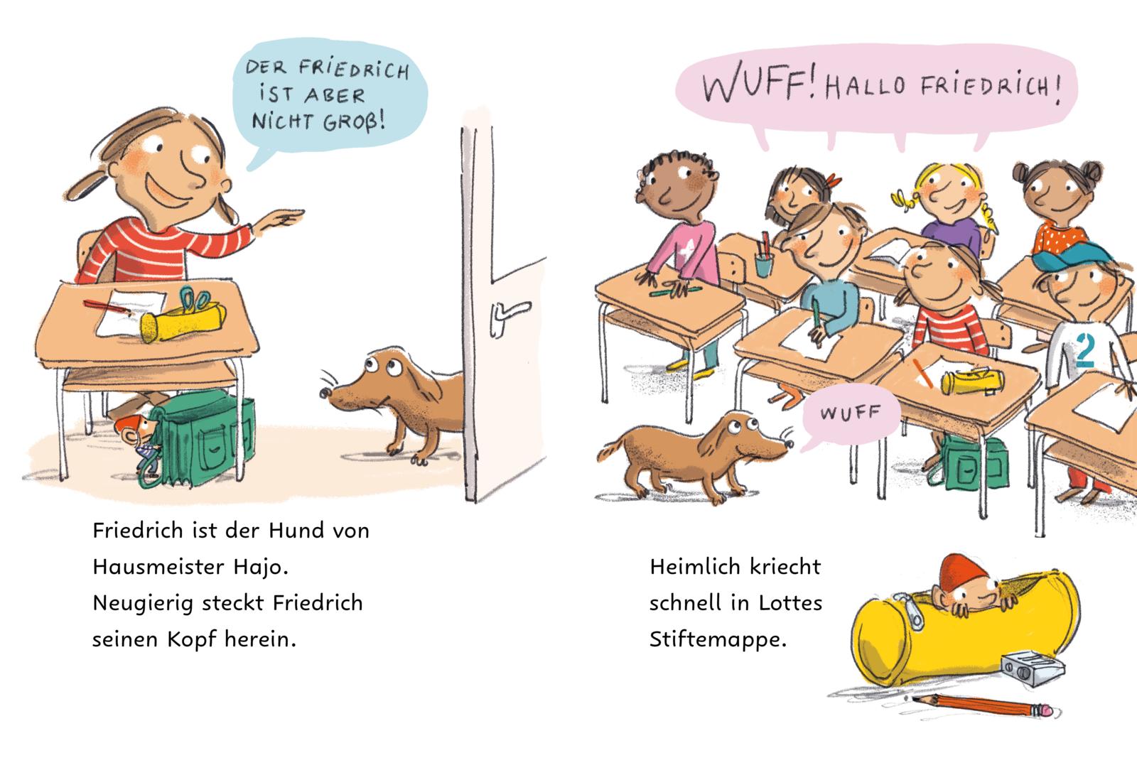 Der kleine Herr Heimlich in der Schule