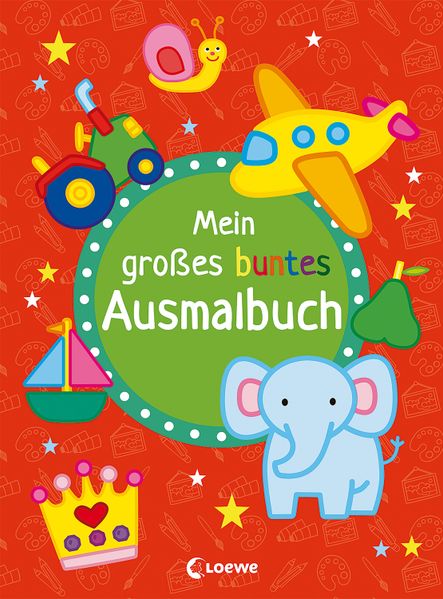 Mein großes buntes Ausmalbuch (Elefant)