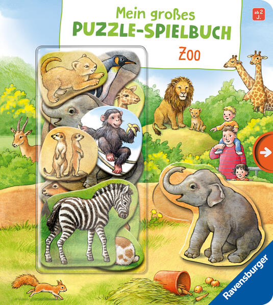 Mein großes Puzzle-Spielbuch - Zoo