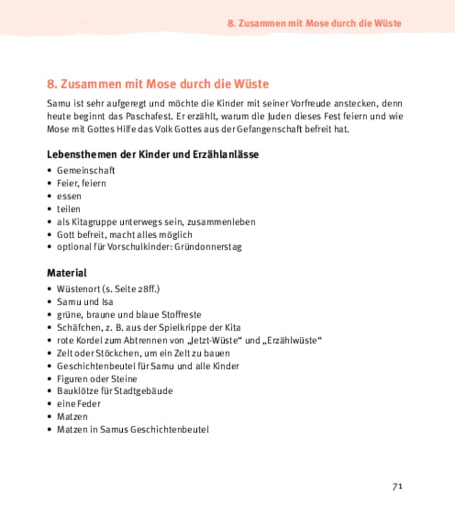 Spielstationen in der Kita. Geschichten aus dem Alten Testament erleben