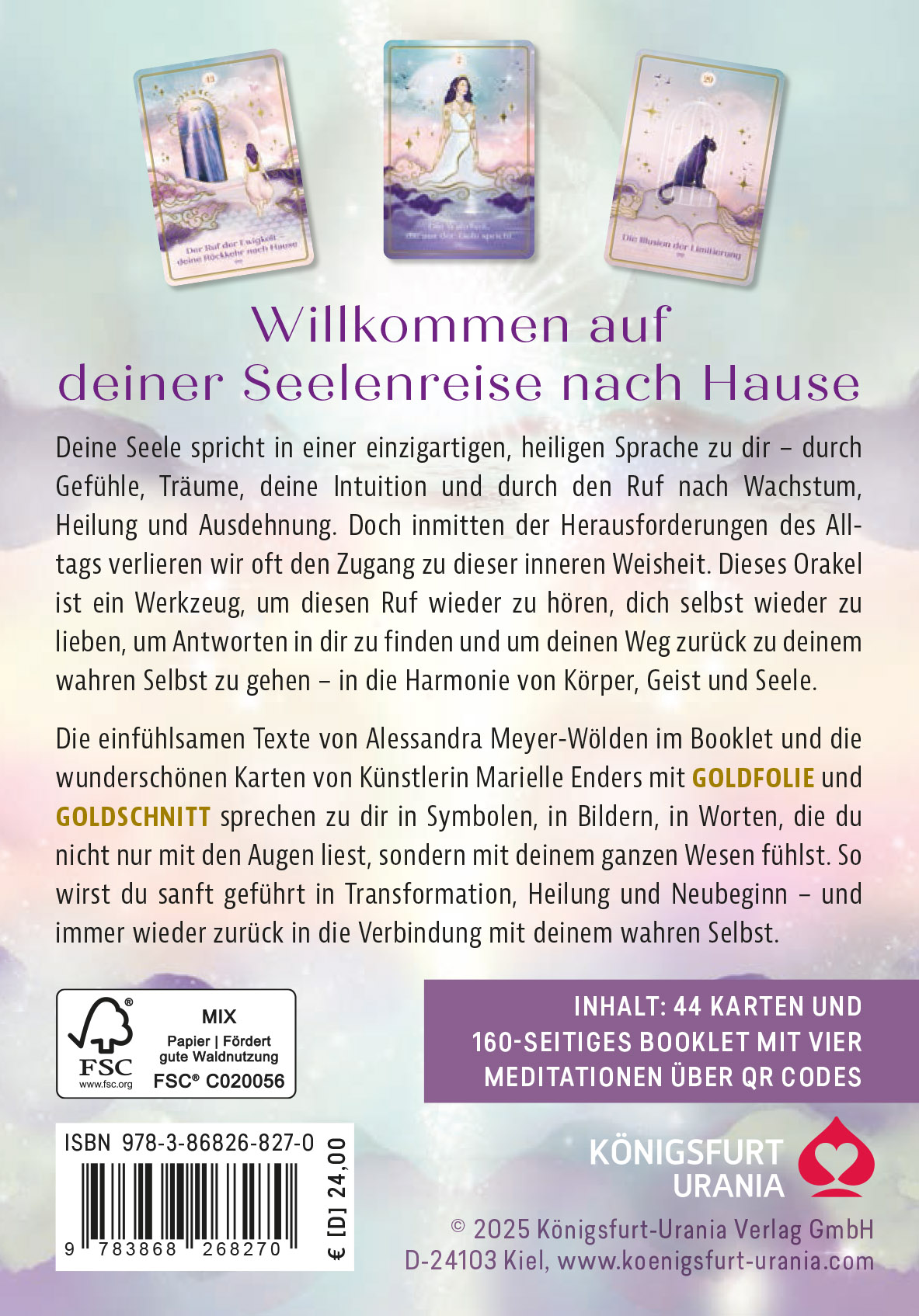 Die Sprache deiner Seele - 44 Inspirationskarten (Orakelkarten)
