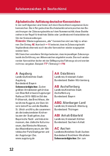 Auto-Kennzeichen (Autokennzeichen)