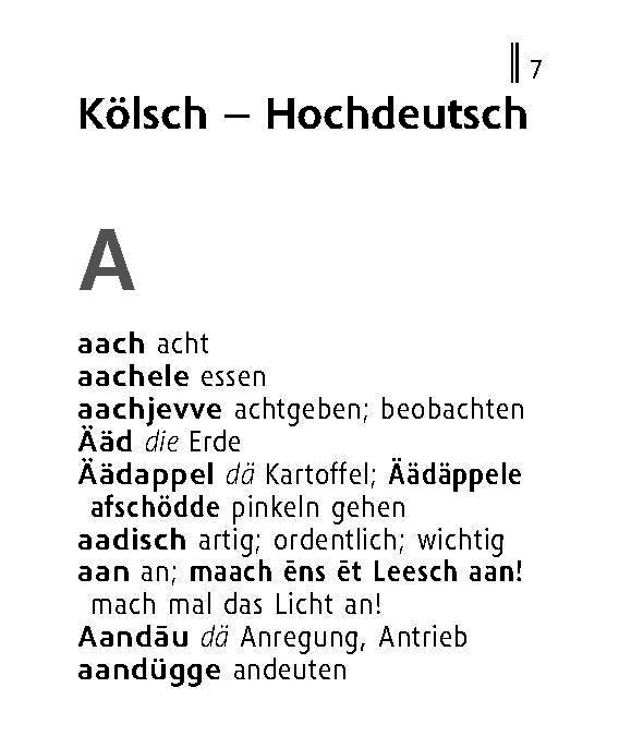 Langenscheidt Lilliput Kölsch
