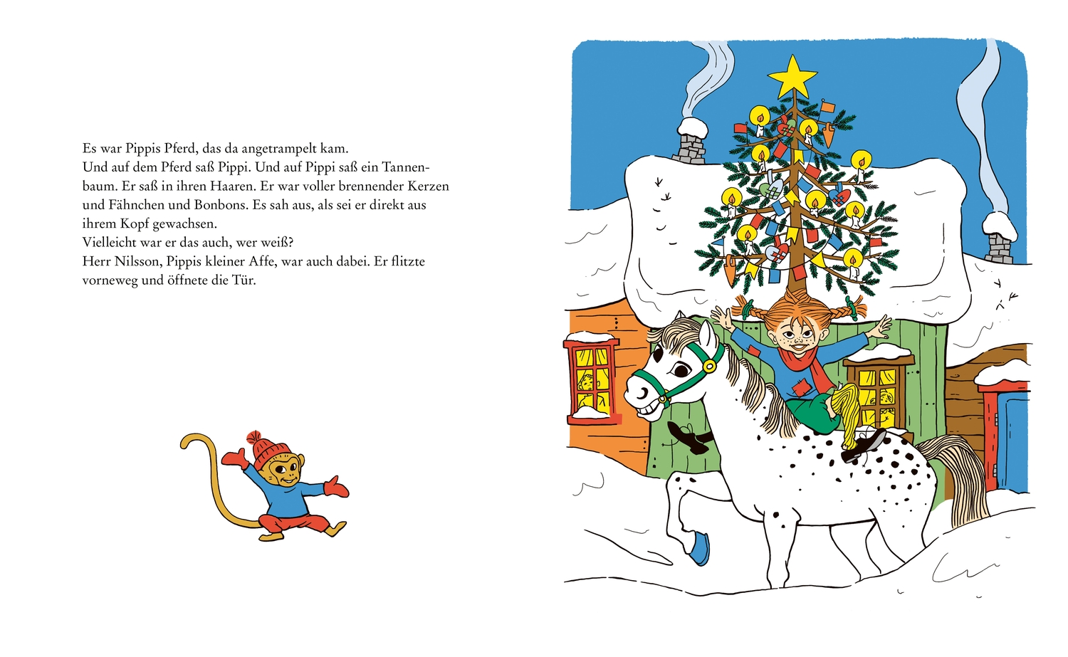 Pippi Langstrumpf feiert Weihnachten