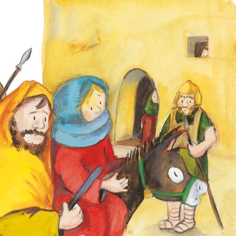 Jesus wird geboren. Mini-Bilderbuch.
