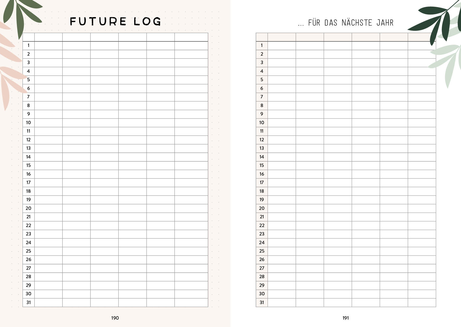Mein Bullet Journal (Jungle Edition) – Besser planen & Träume verwirklichen