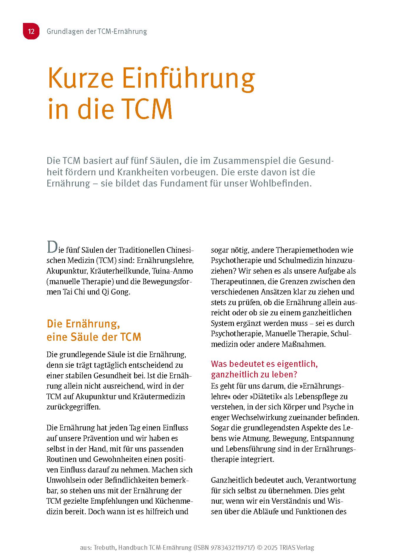 Handbuch TCM-Ernährung