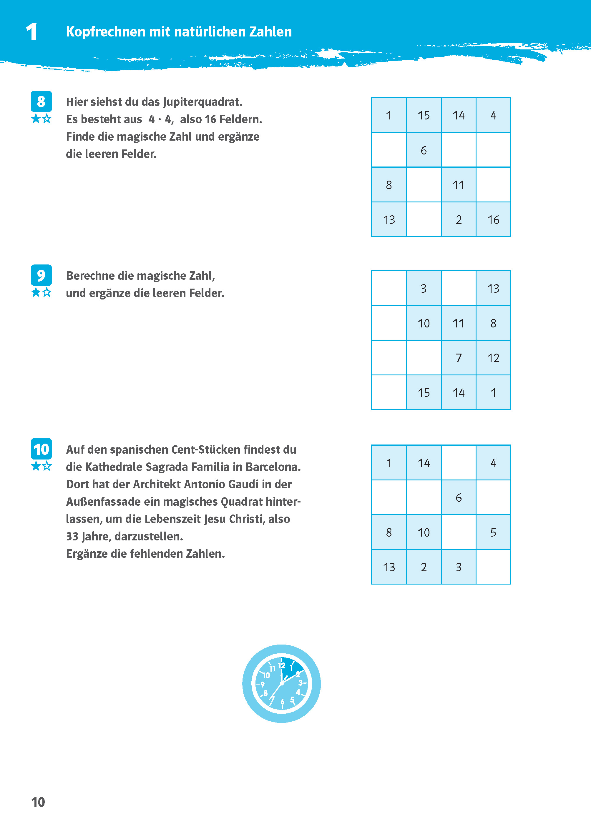 Klett 10-Minuten-Training Mathematik Kopfrechnen 5. Klasse