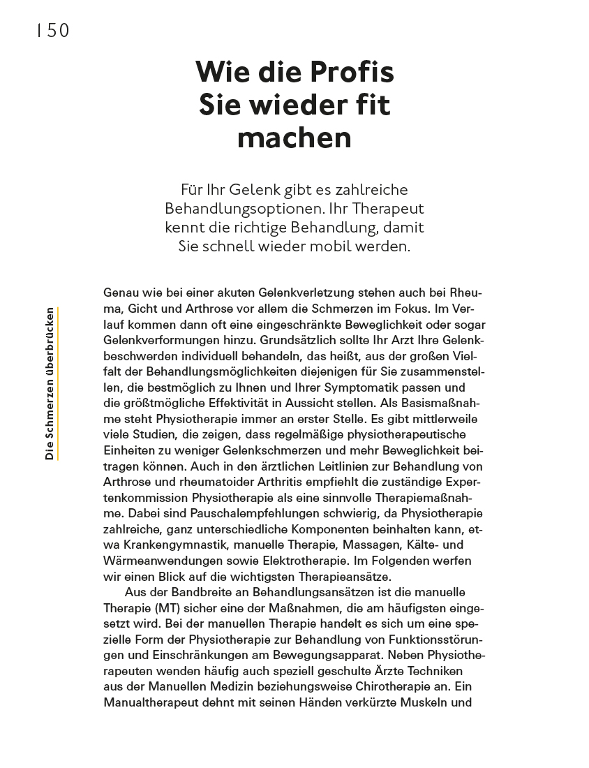 Fitte und starke Gelenke