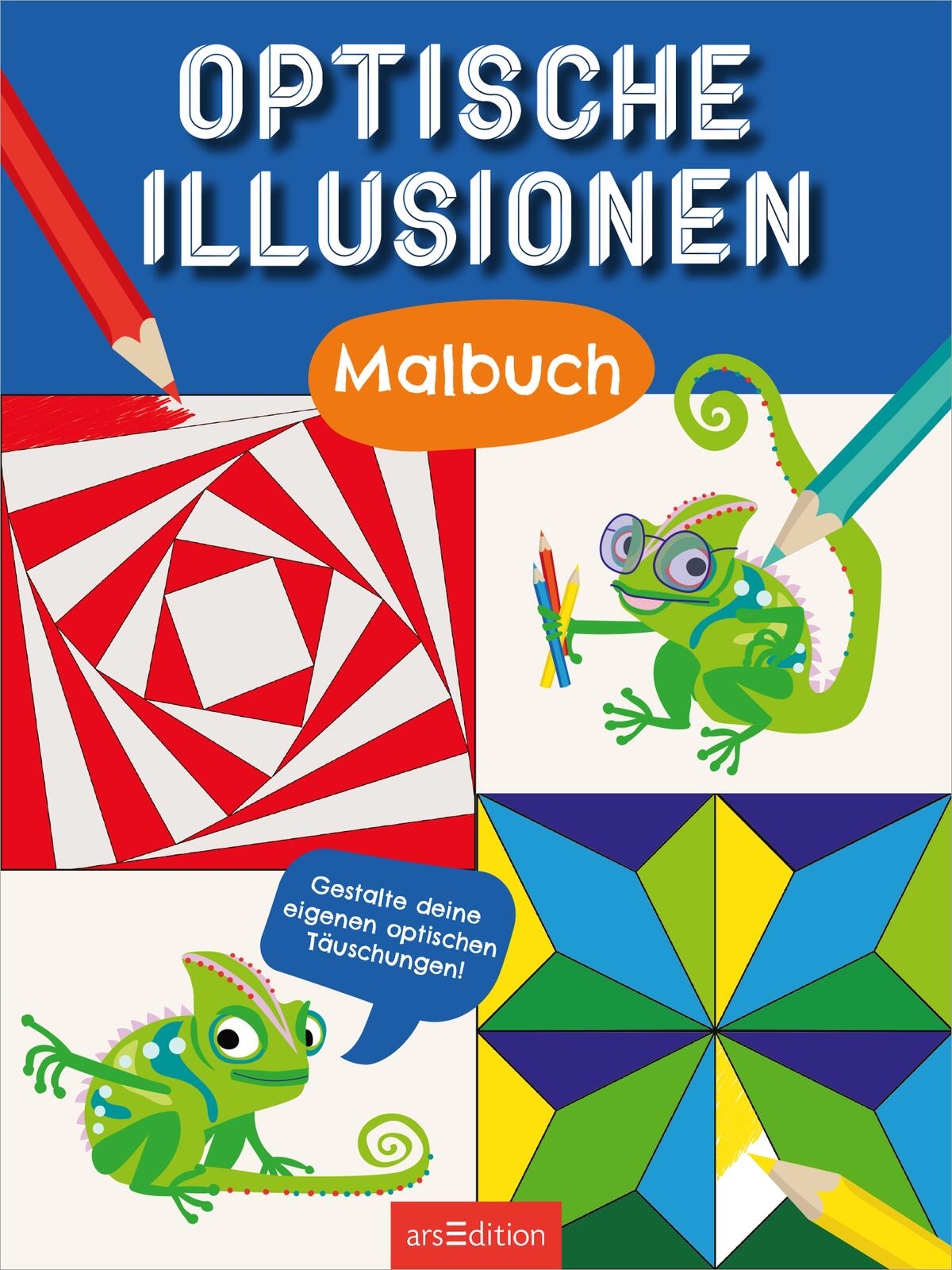 Optische Illusionen – Malbuch