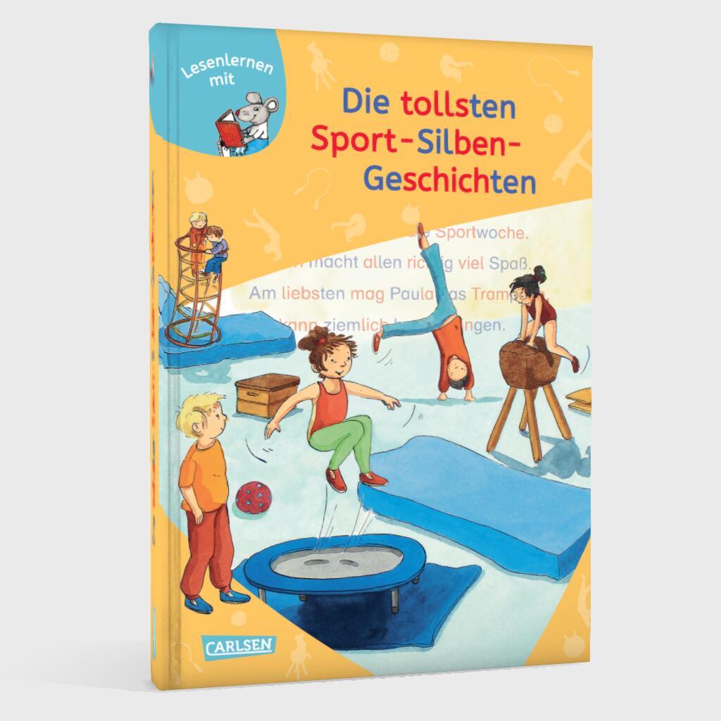 LESEMAUS zum Lesenlernen Sammelbände: Die tollsten Sport-Silben-Geschichten