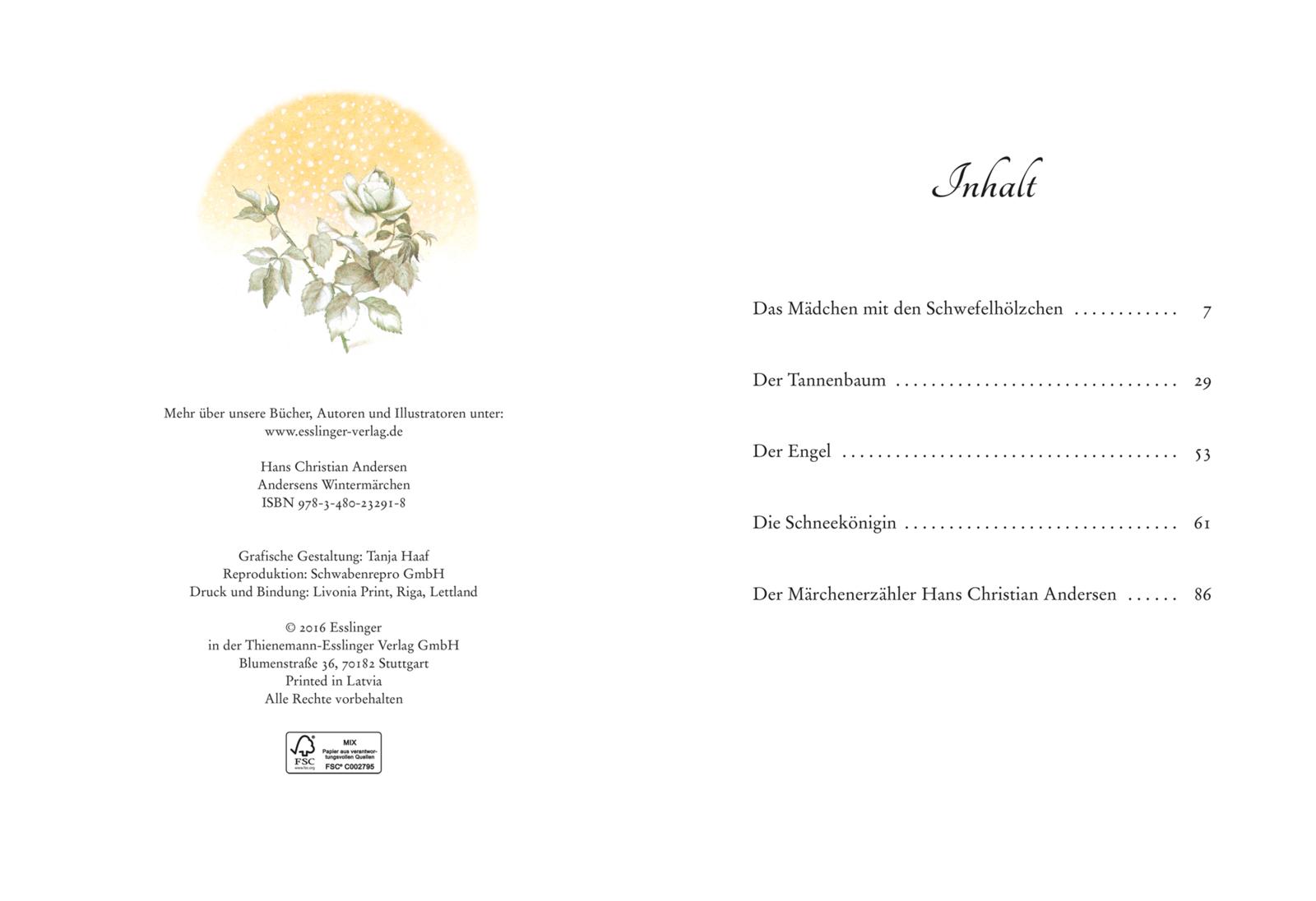 Andersens Märchen: Andersens Wintermärchen