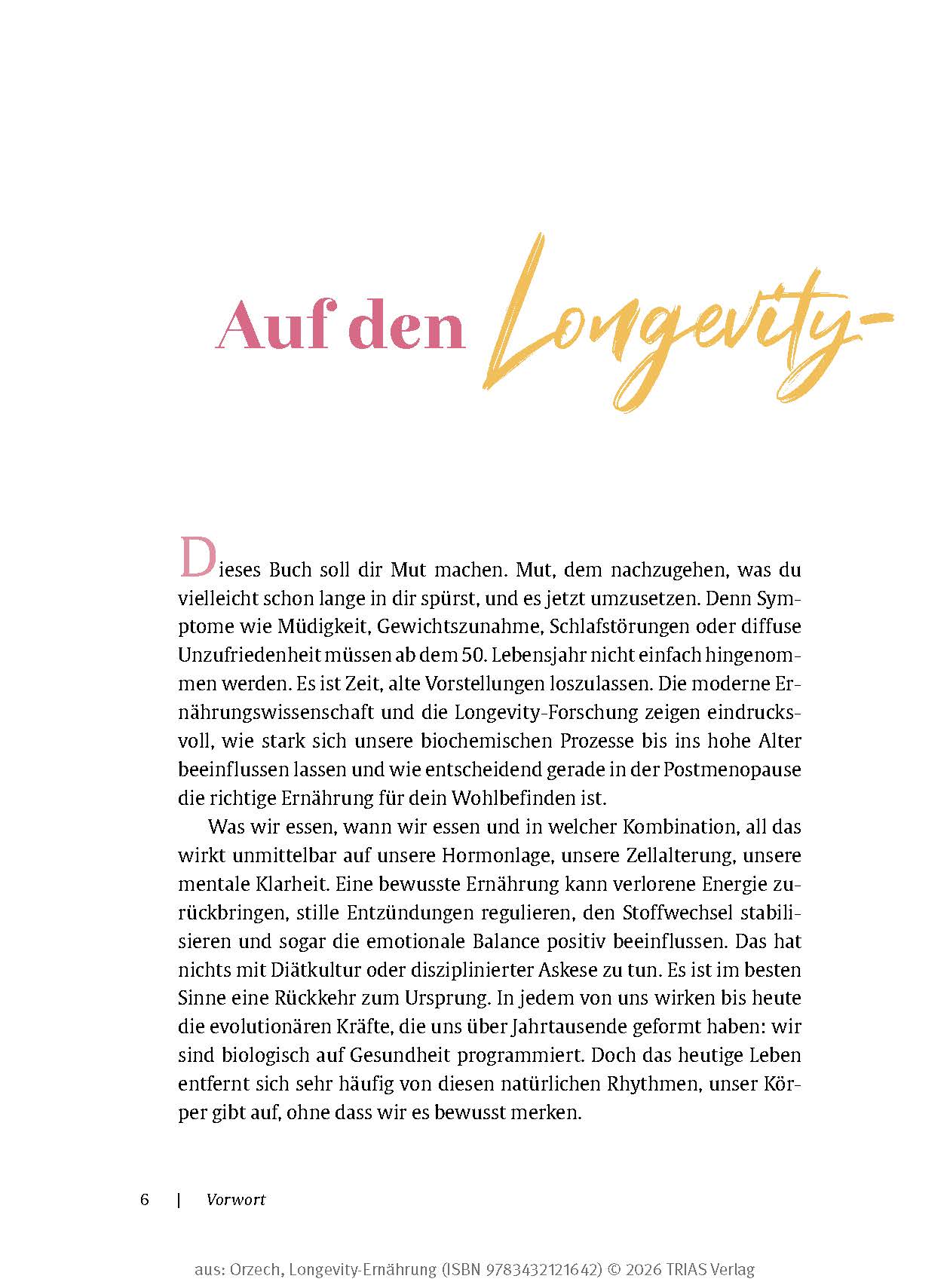 Longevity-Ernährung