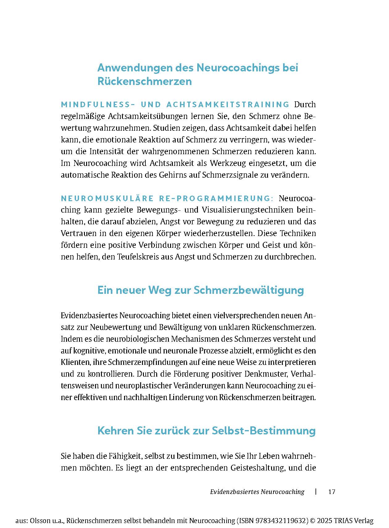 Rückenschmerzen selbst behandeln mit Neurocoaching