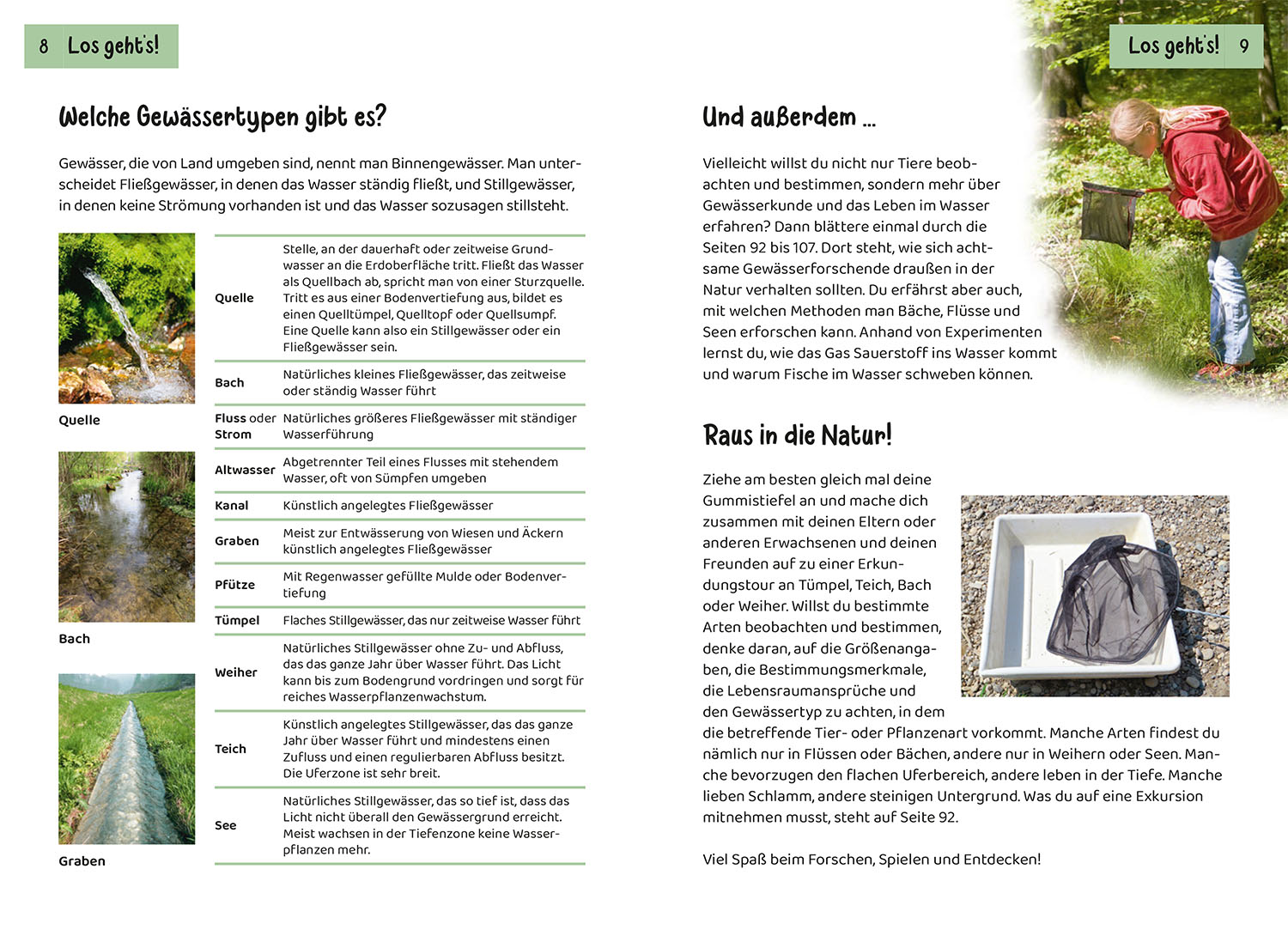 Was lebt an Bach und Teich? Kindernaturführer