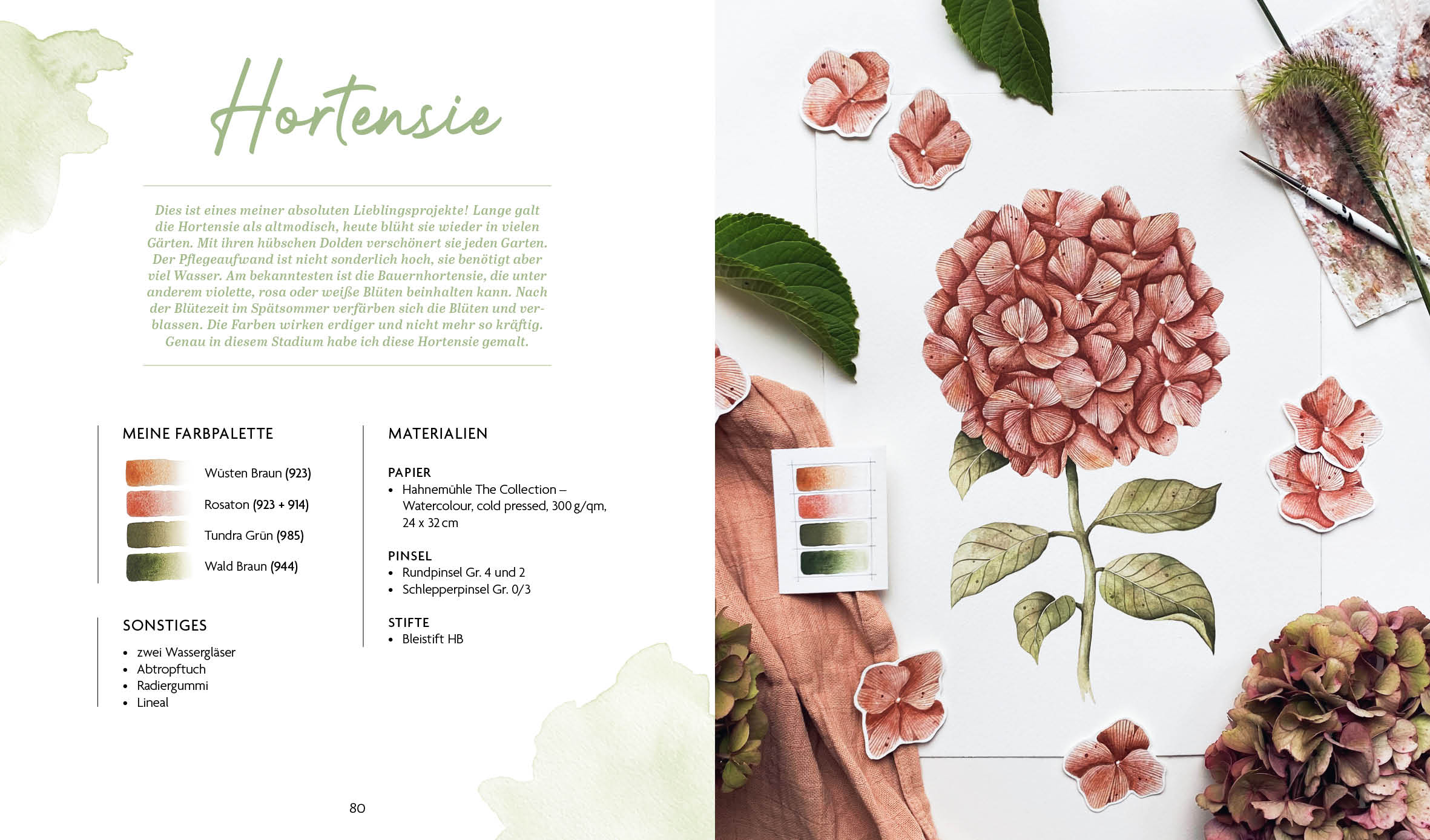 Boho Watercolor – Flowers & Garden