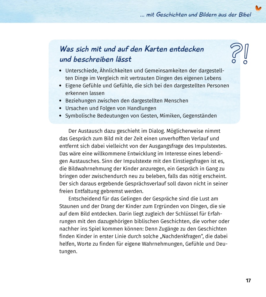 Im Vertrauen wachsen mit biblischen Geschichten