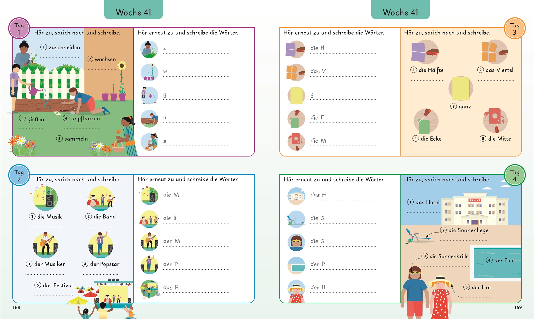 Deutsch für clevere Kids - 5 Wörter am Tag