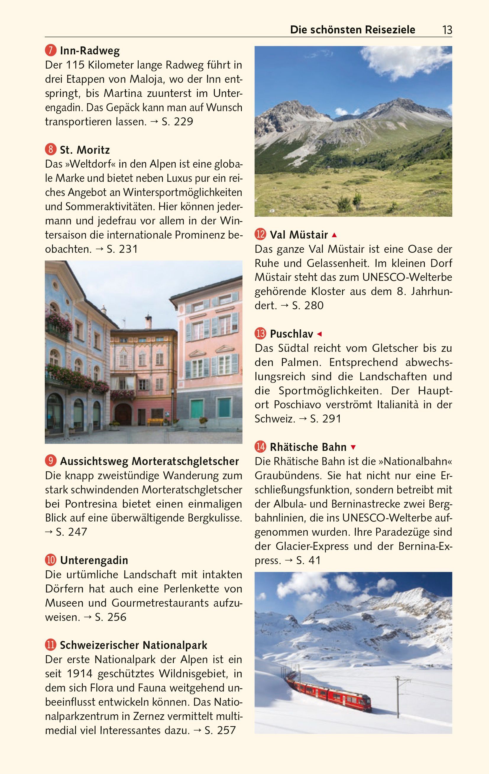 TRESCHER Reiseführer Graubünden