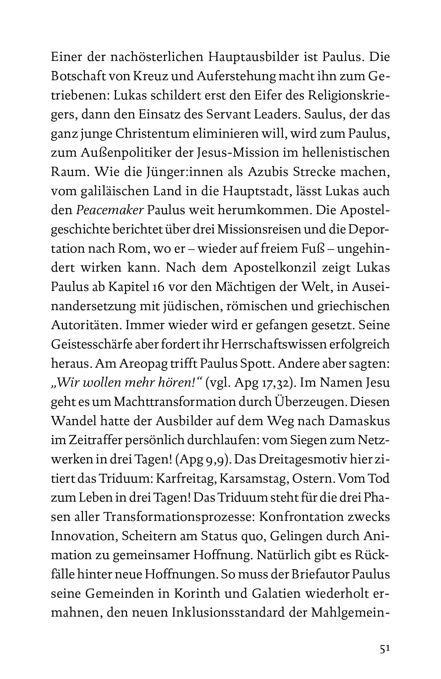 War Jesus der erste Minimalist?