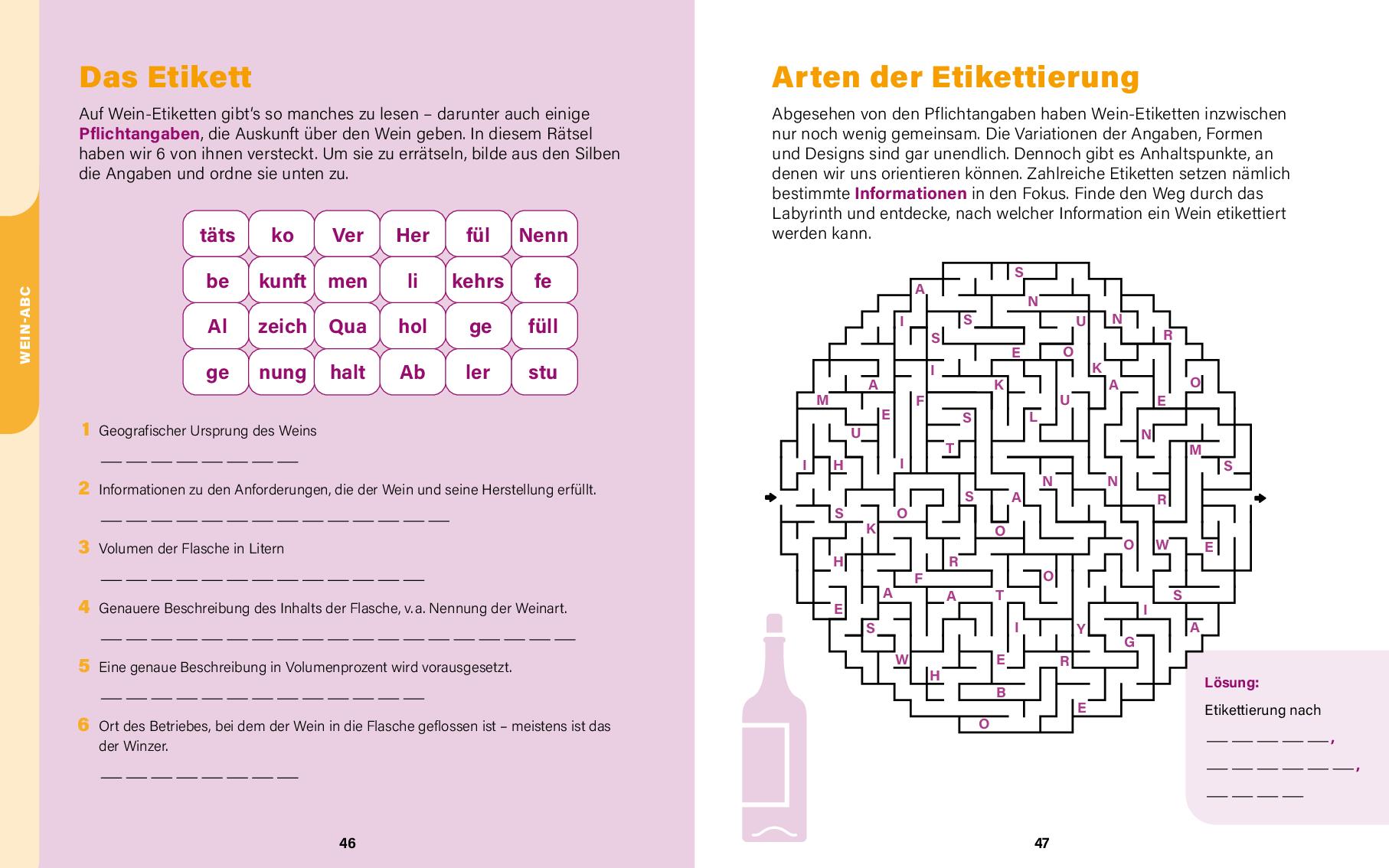 Wein I Wissen in Rätseln