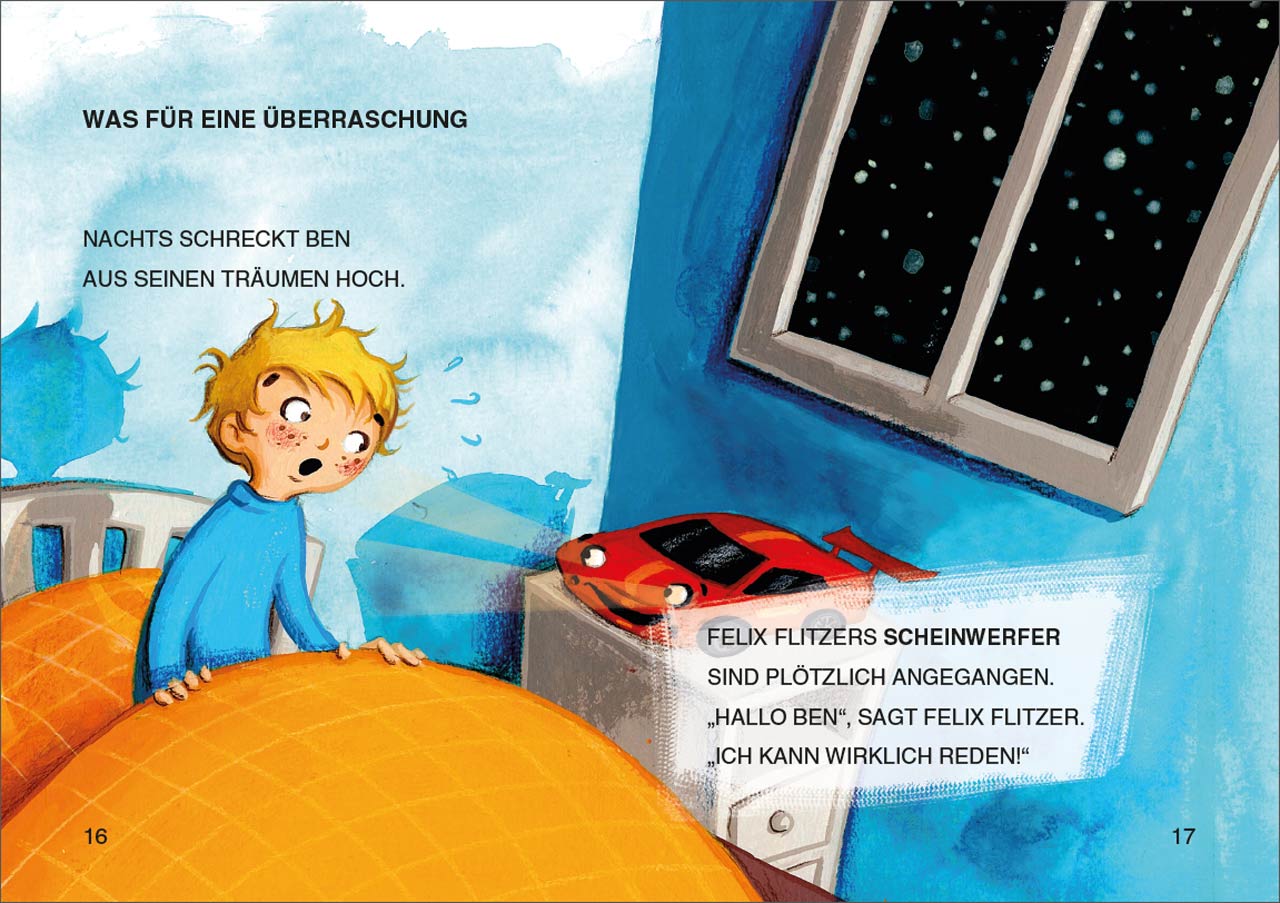 Leselöwen 1. Klasse - Mein Freund, das Rennauto (Großbuchstabenausgabe)