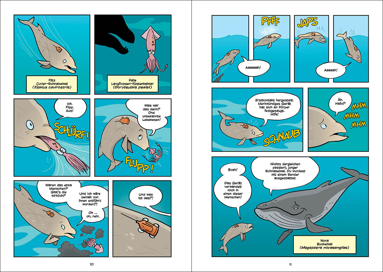 Superbrain-Comics - Die Geheimnisse der Wale