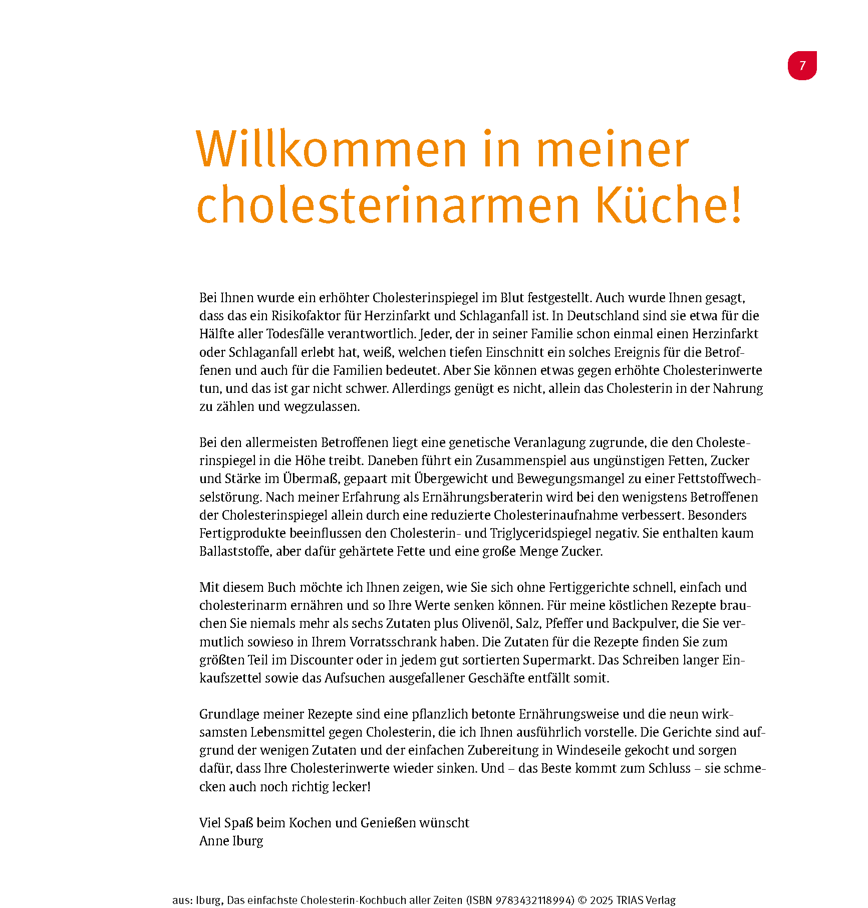 Das einfachste Cholesterin-Kochbuch aller Zeiten