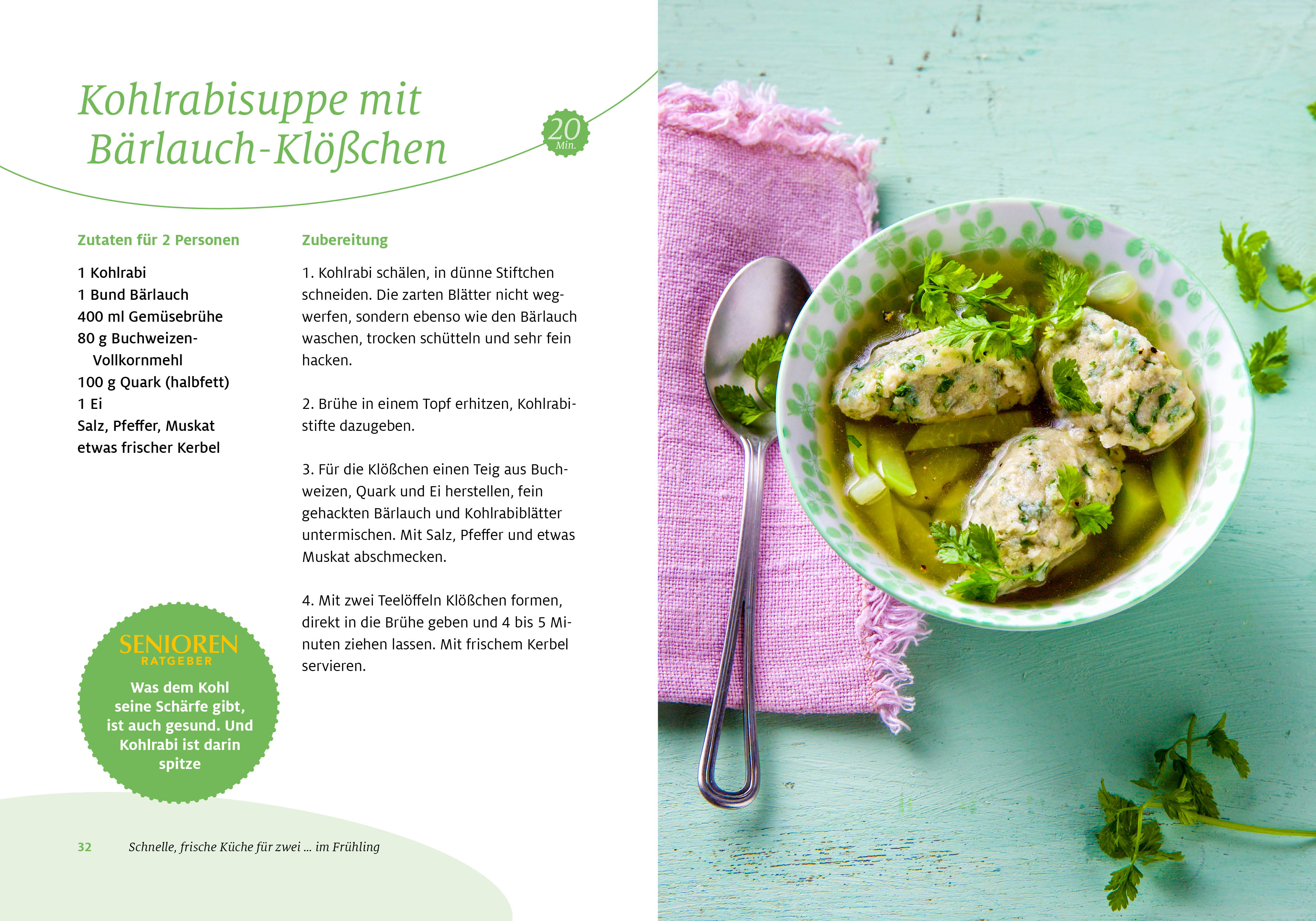 Senioren Ratgeber: Schnelle, frische Küche für zwei