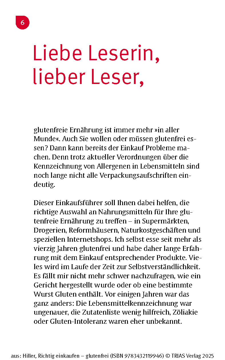 Richtig einkaufen glutenfrei
