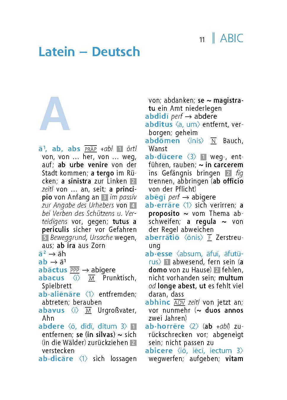 Langenscheidt Universal-Wörterbuch Latein