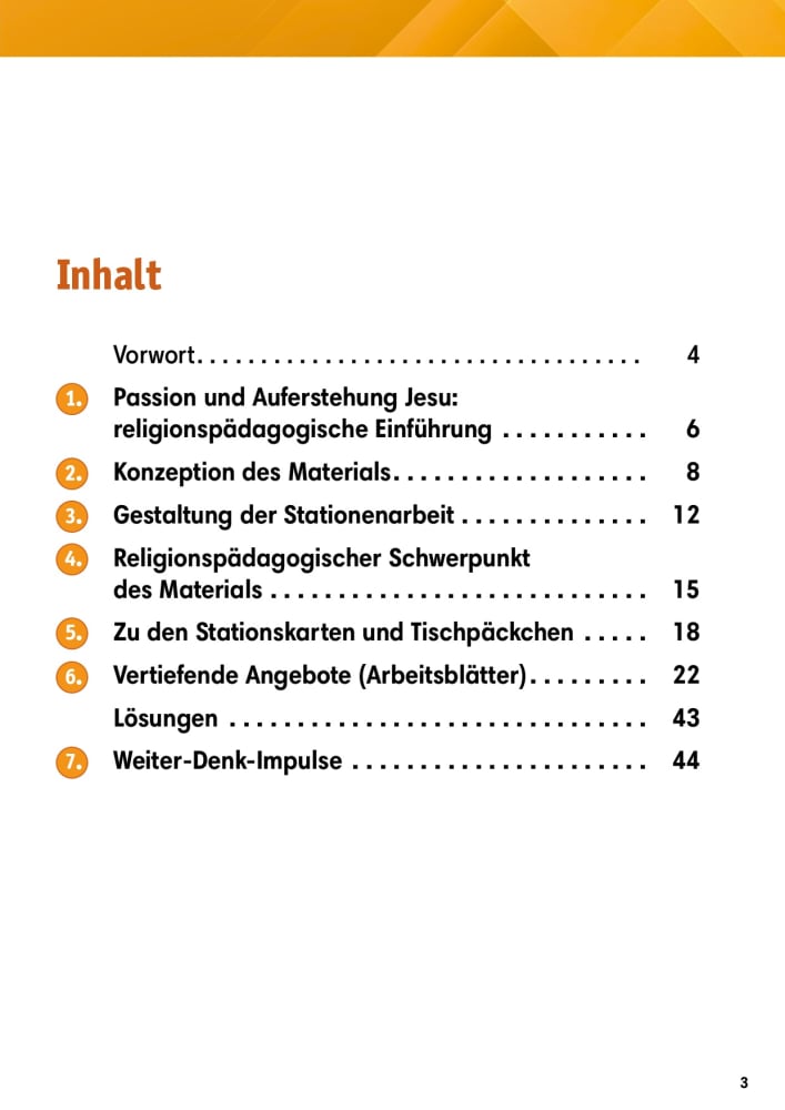 Arbeitsmaterial Grundschule. Stationenlernen Religion: Der Kreuzweg Jesu