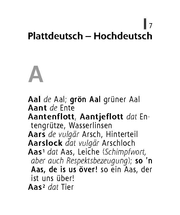 Langenscheidt Lilliput Plattdeutsch