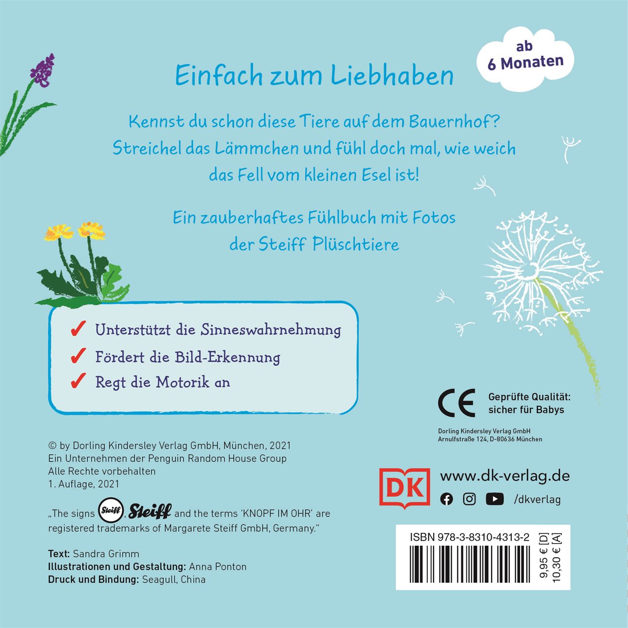 Mein liebstes Kuscheltierbuch. Bauernhoftiere
