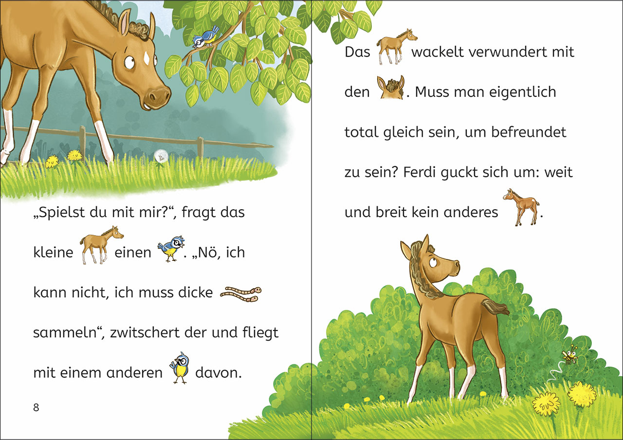 Bildermaus - Ein Freund für das kleine Fohlen