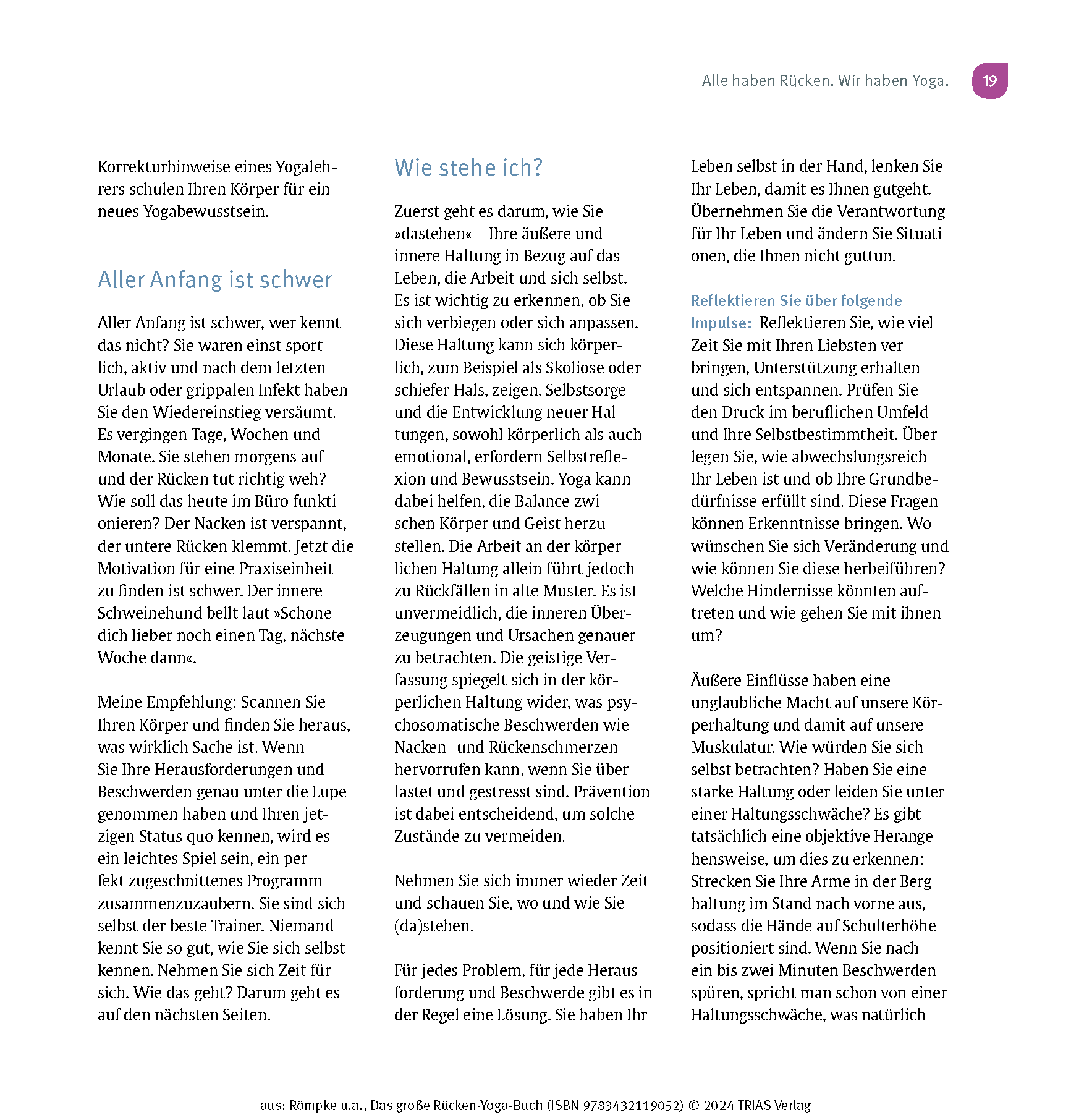 Das große Rücken-Yoga-Buch