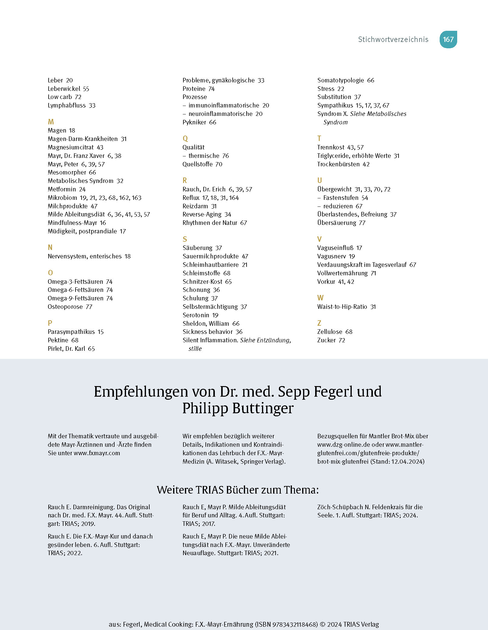Medical Cooking: F.X. Mayr-Ernährung