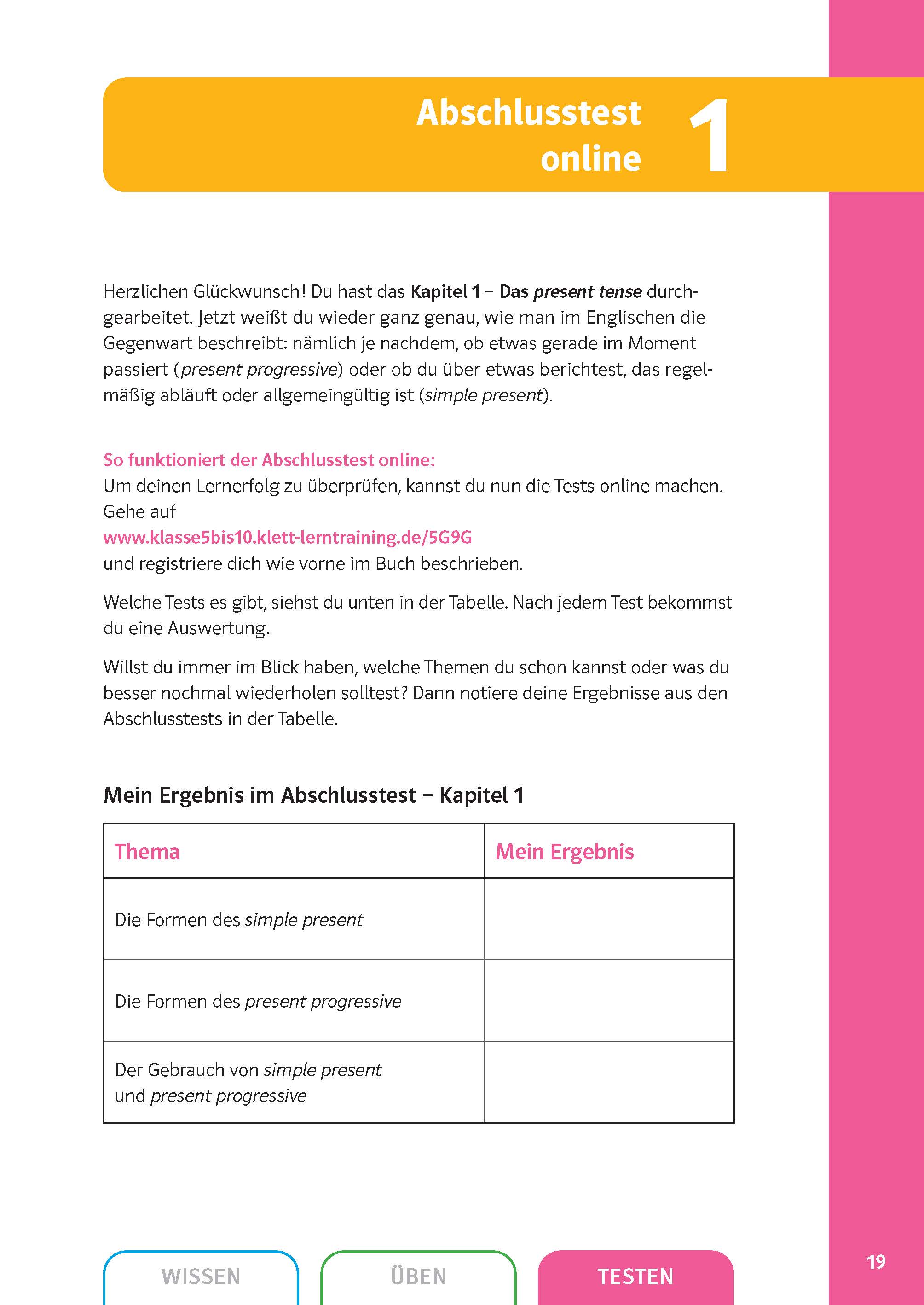 Klett Sicher in Englisch Grammatik 7./8. Klasse