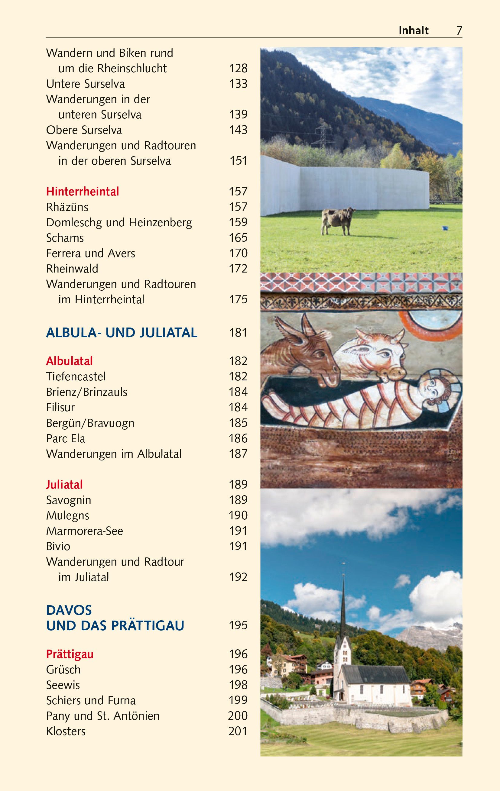 TRESCHER Reiseführer Graubünden