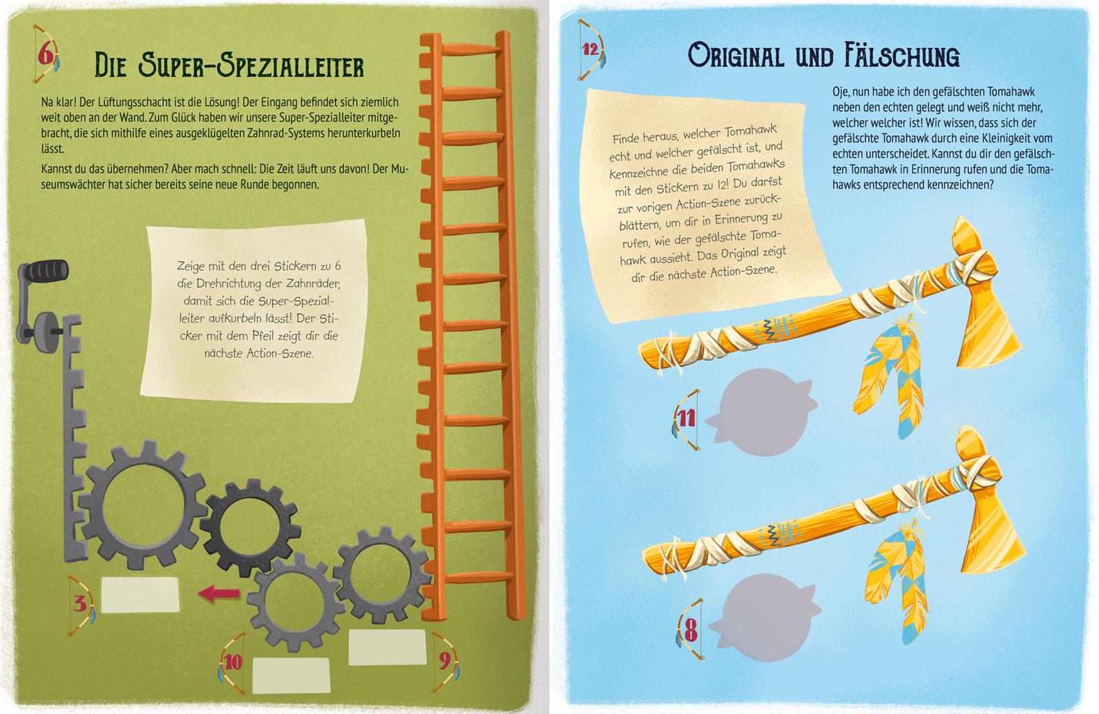 Escape-Stickerbuch – Nachts im Museum