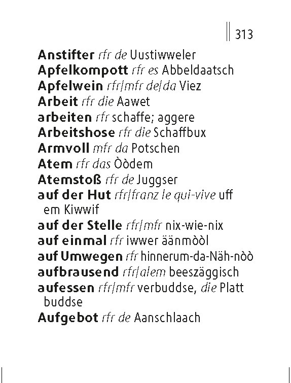 Langenscheidt Lilliput Saarländisch