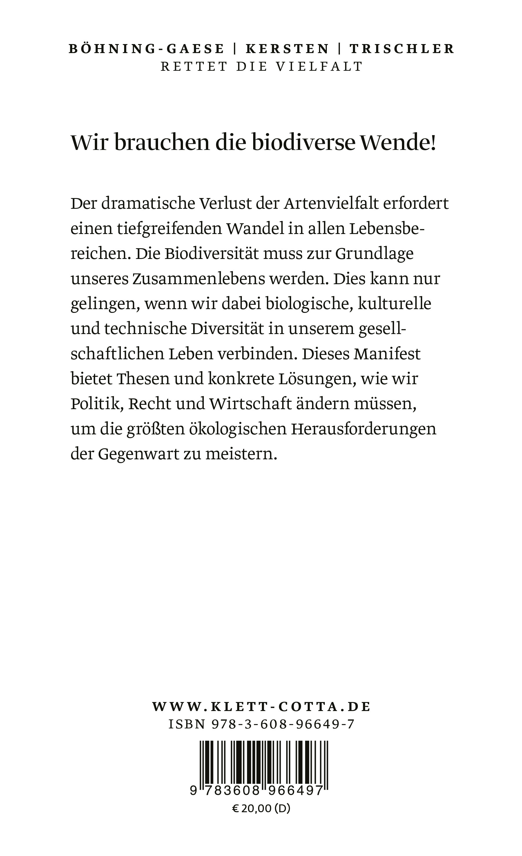 Rettet die Vielfalt