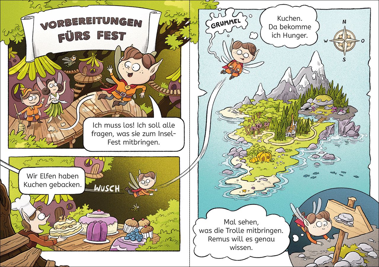 Leselöwen Comics 1. Klasse - Drachen-Alarm auf der magischen Insel