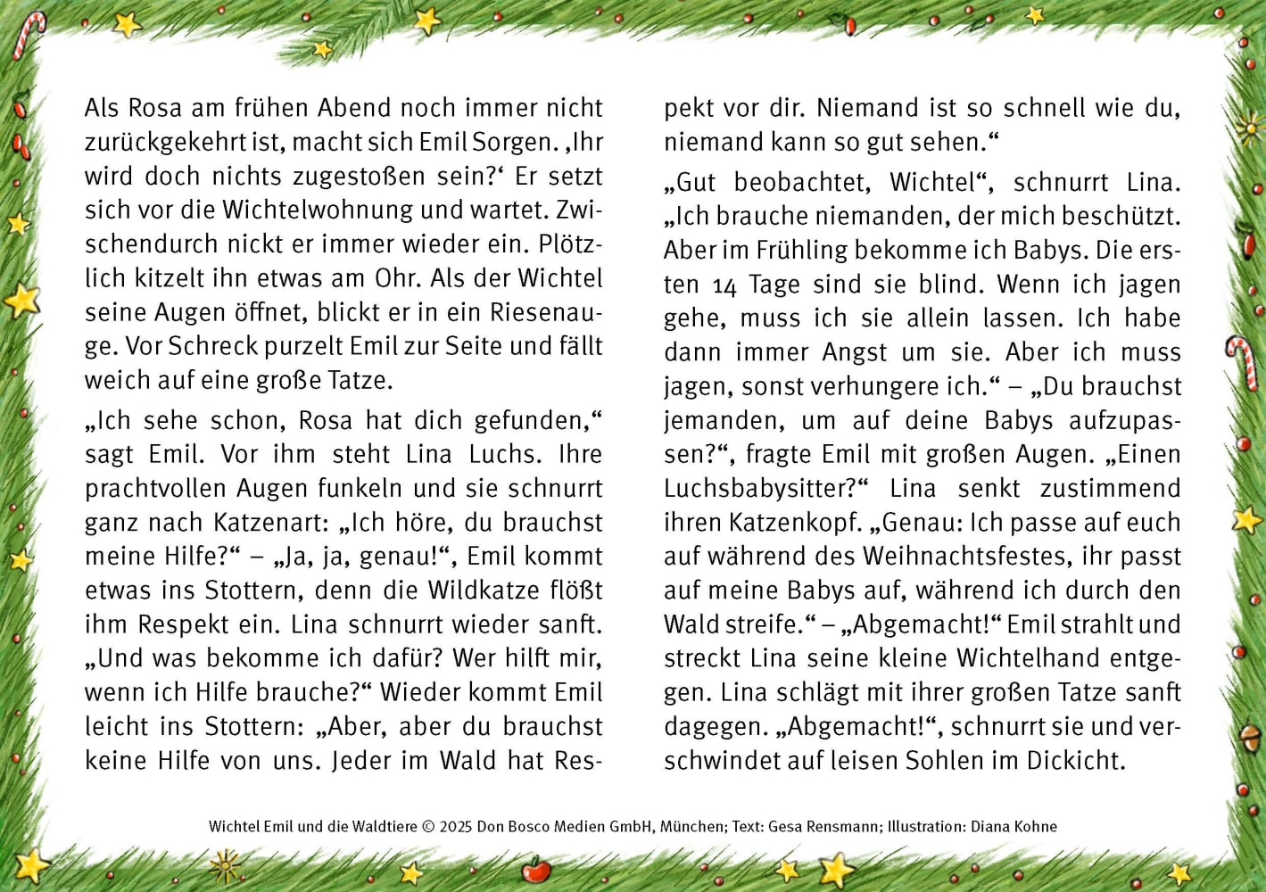 Wichtel Emil und die Waldtiere. 24 Geschichten zum Vorlesen im Advent. Für Kinder von 3 bis 6